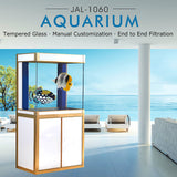 Wholesale 100 Gallon Aquarium - White & Gold