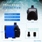 Wholesale 160 GPH Adjustable Submersible Pump