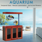 Wholesale 175 Gallon Aquarium - Red Wood